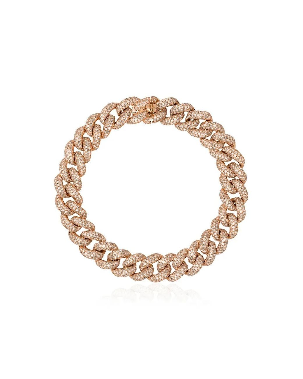 SHAY Metallic 18K Diamond Chunky Chain Bracelet
