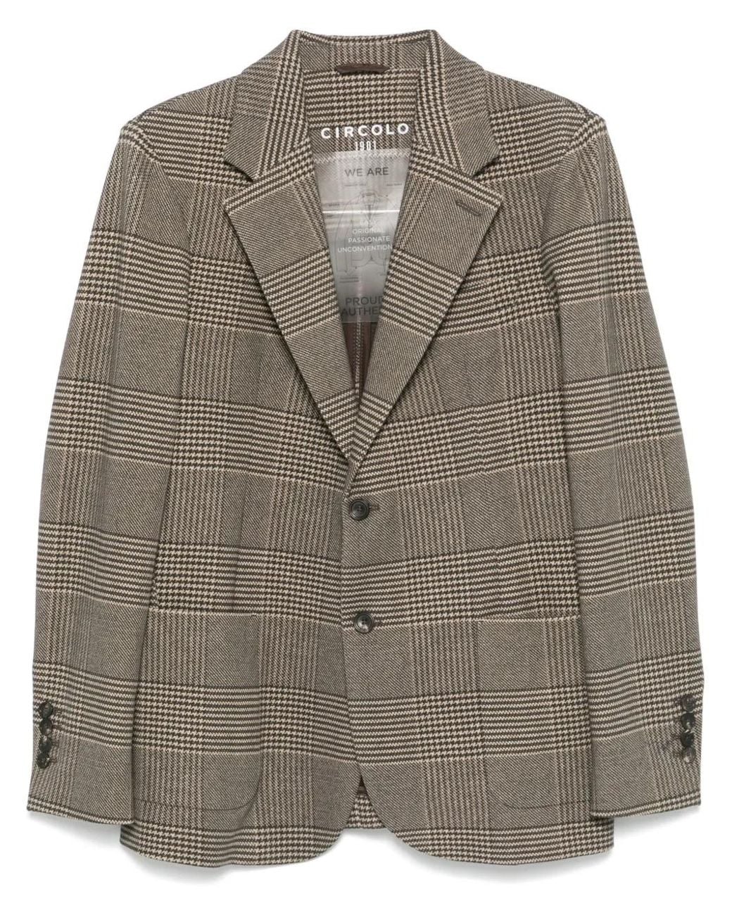 Circolo 1901 Multicolor Cotton Single-breasted Jacket for men