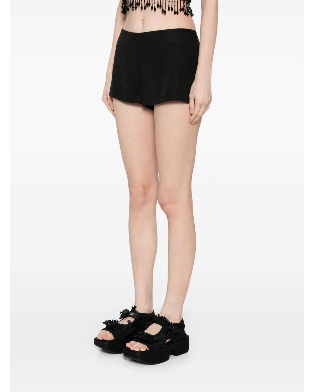 Reformation Black June Shorts