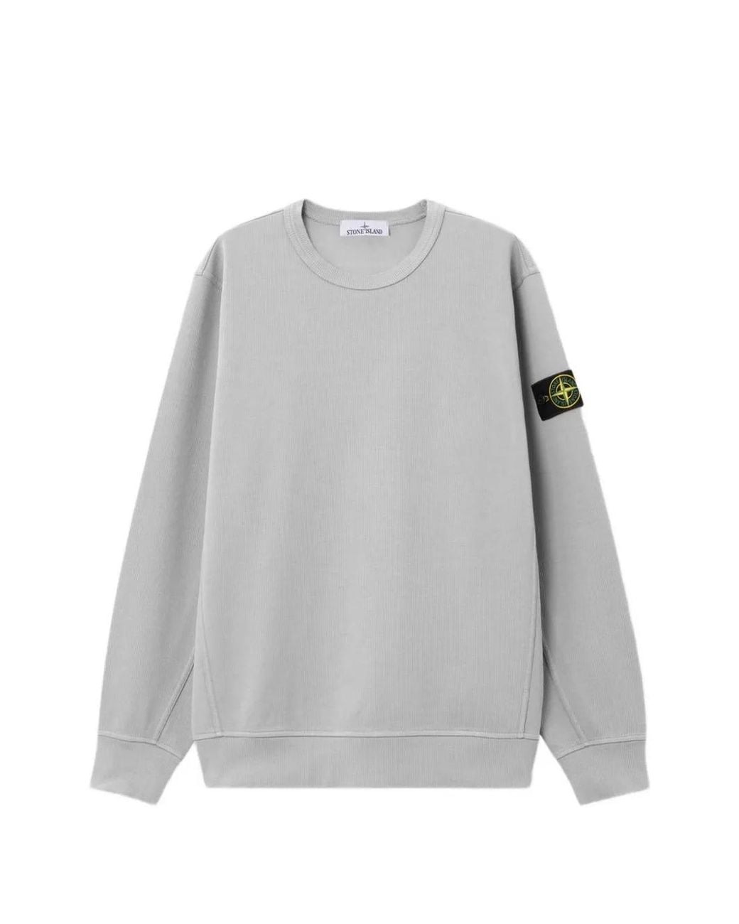 Stone Island Gray Jersey Sweatshirt for men