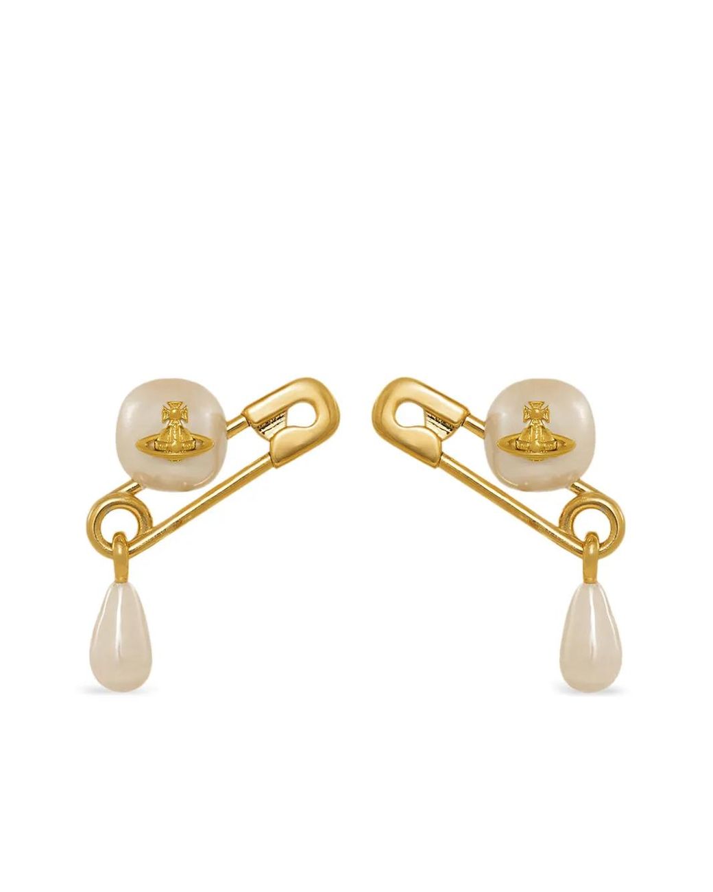VIVIENNE WESTWOO【Boucles D'oreilles Claude - ピアス】 Vivienne Westwood Boucles d'oreilles Claude | Argent