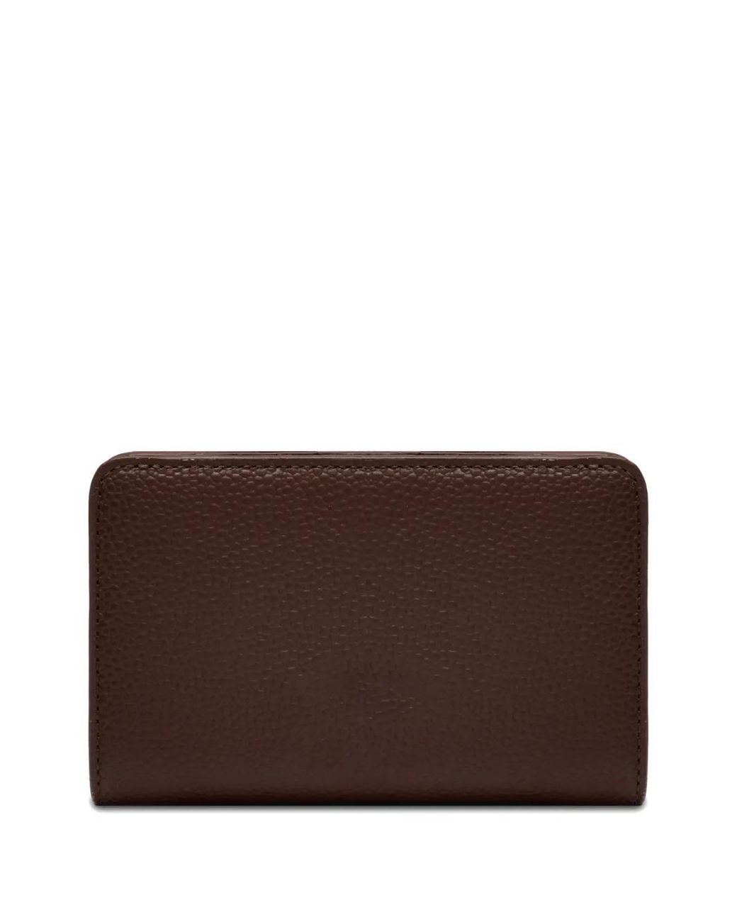 Lancel Brown Ninon Rectangular-Zip Leather Wallet