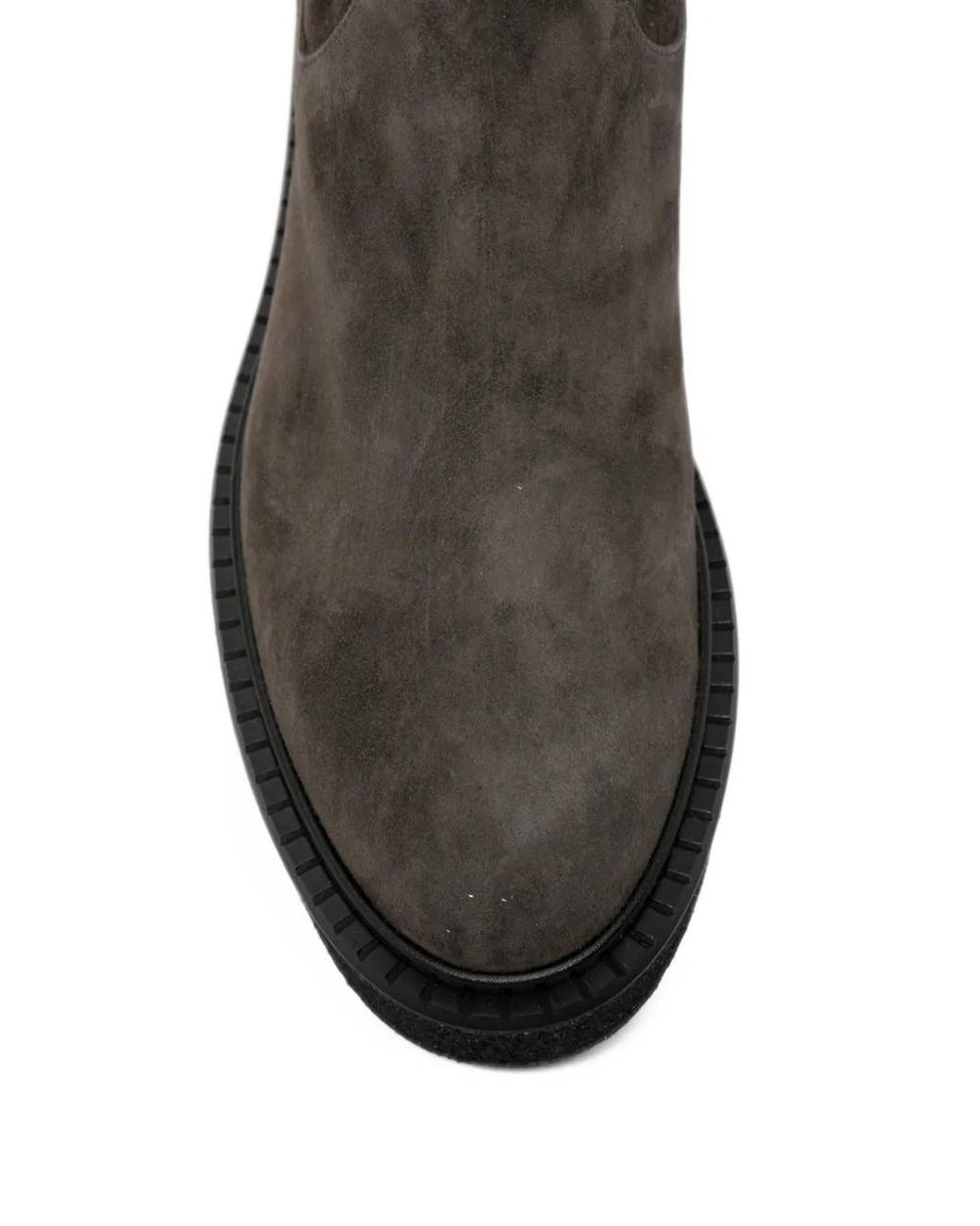 Guglielmo Rotta Black Suede Rear-Zip Boots