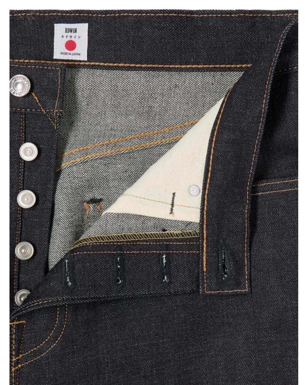 Edwin Blue Wide-Leg Jeans for men
