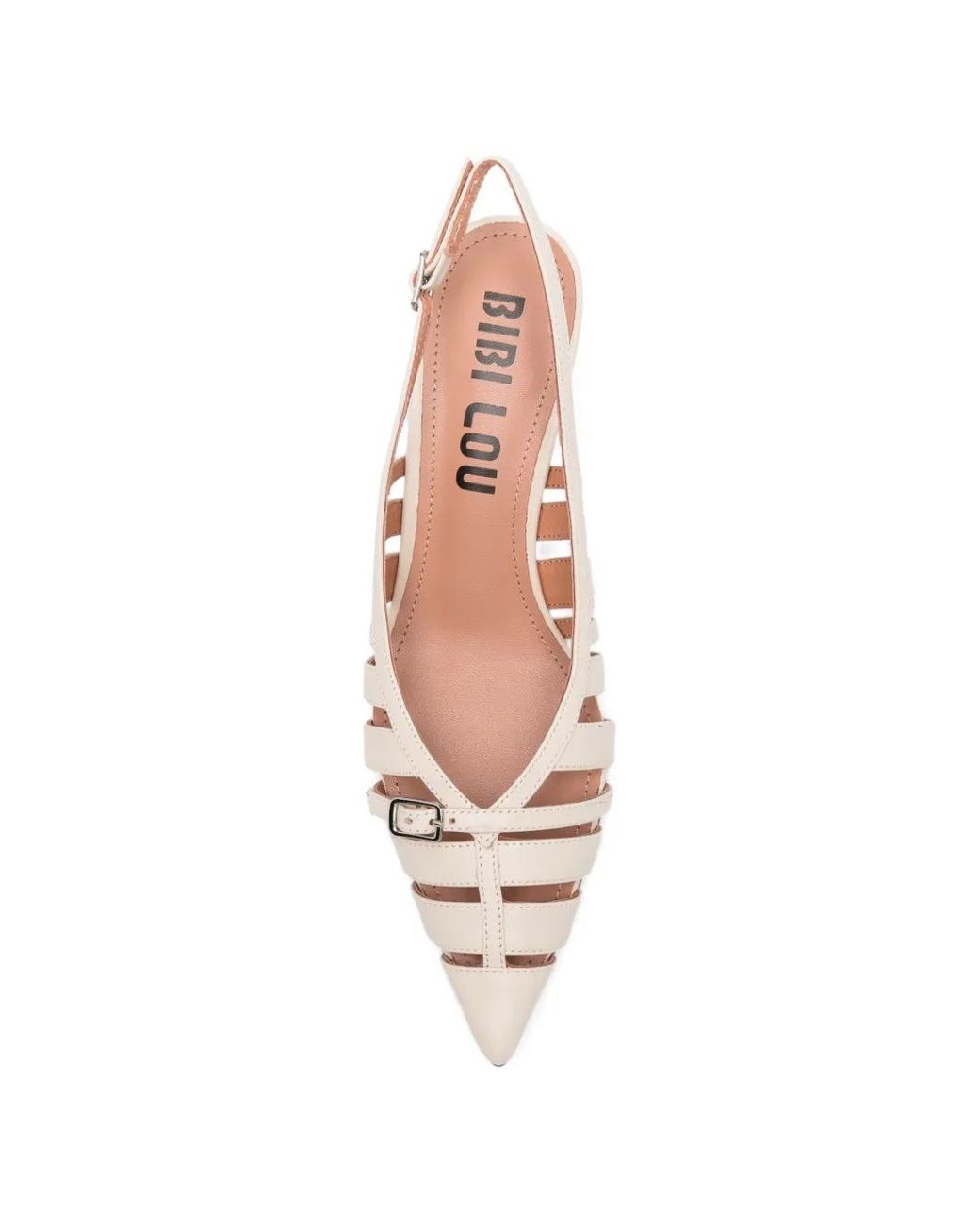 Bibi Lou Pink Pointed-Toe Pumps