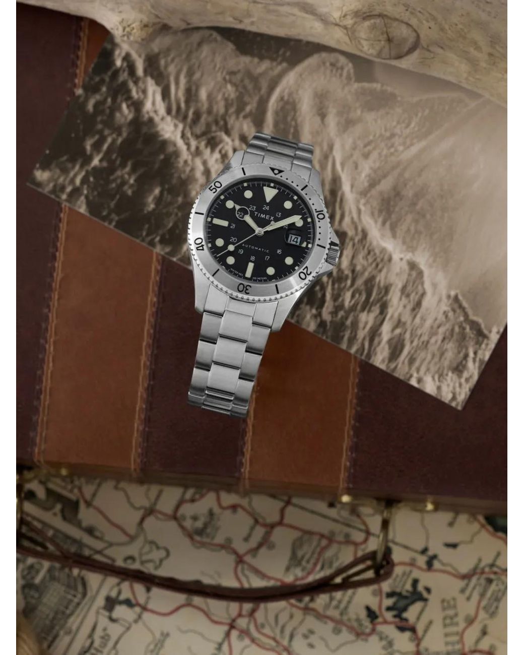 Timex Metallic Navi 41Mm for men