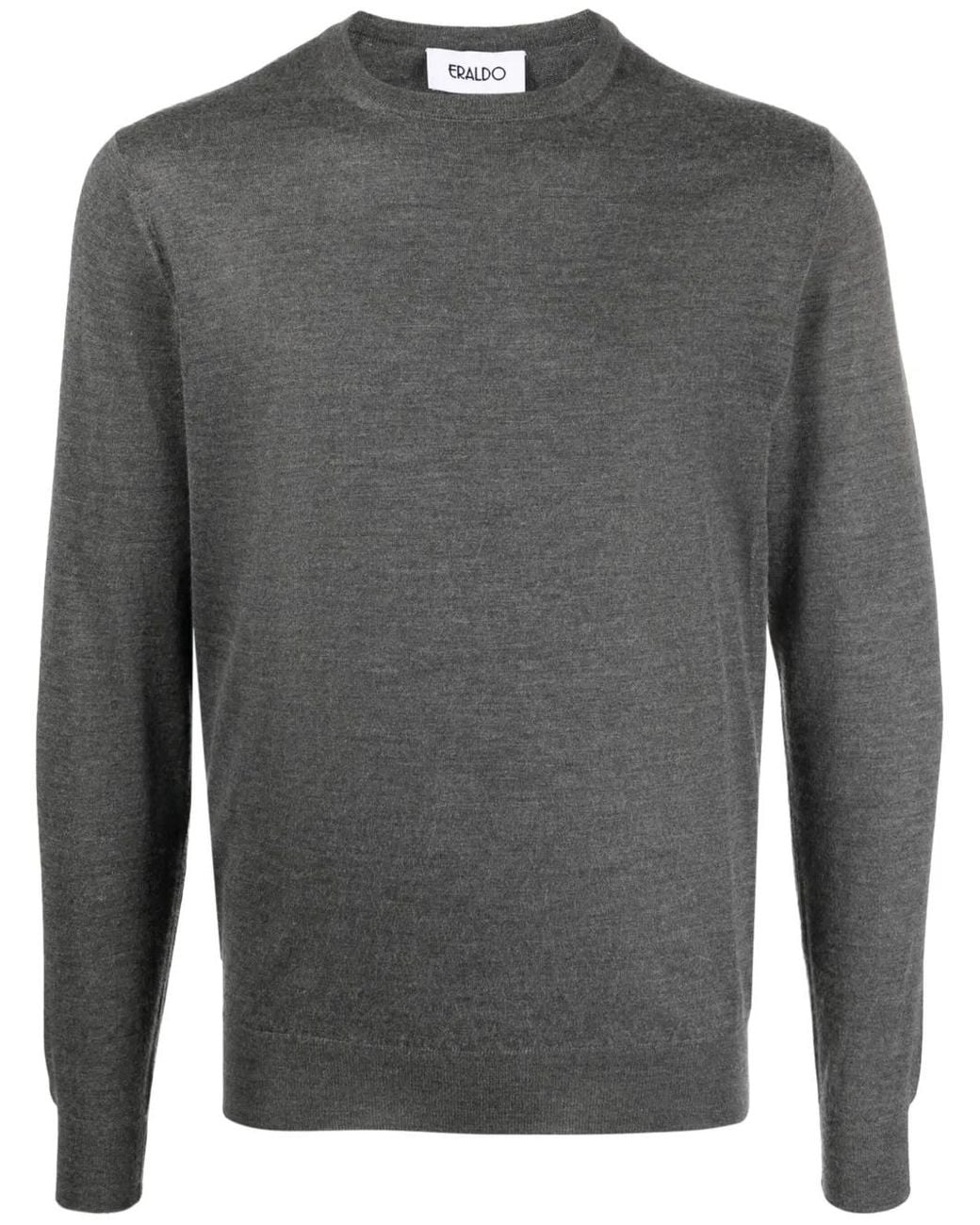 Eraldo Gray Crew-Neck Cashmere-Blend Jumper for men