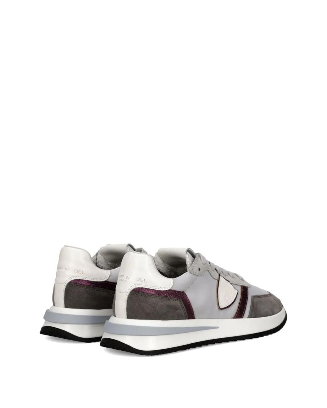 Philippe Model White Colour-Blocked Sneakers