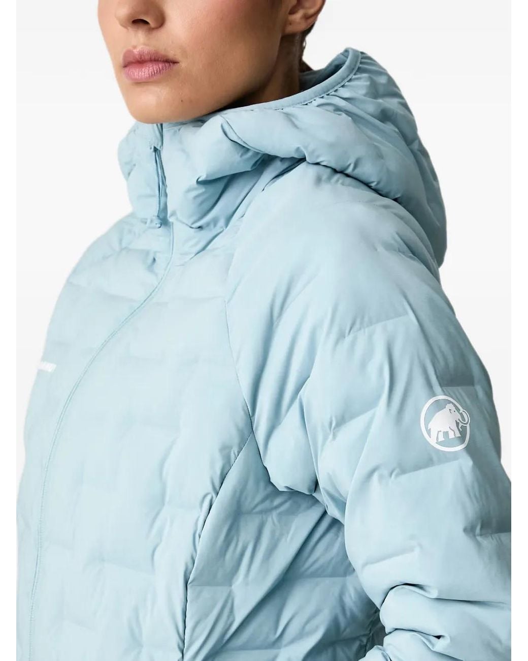 Mammut Blue Sender Quilted Hooded Jacket