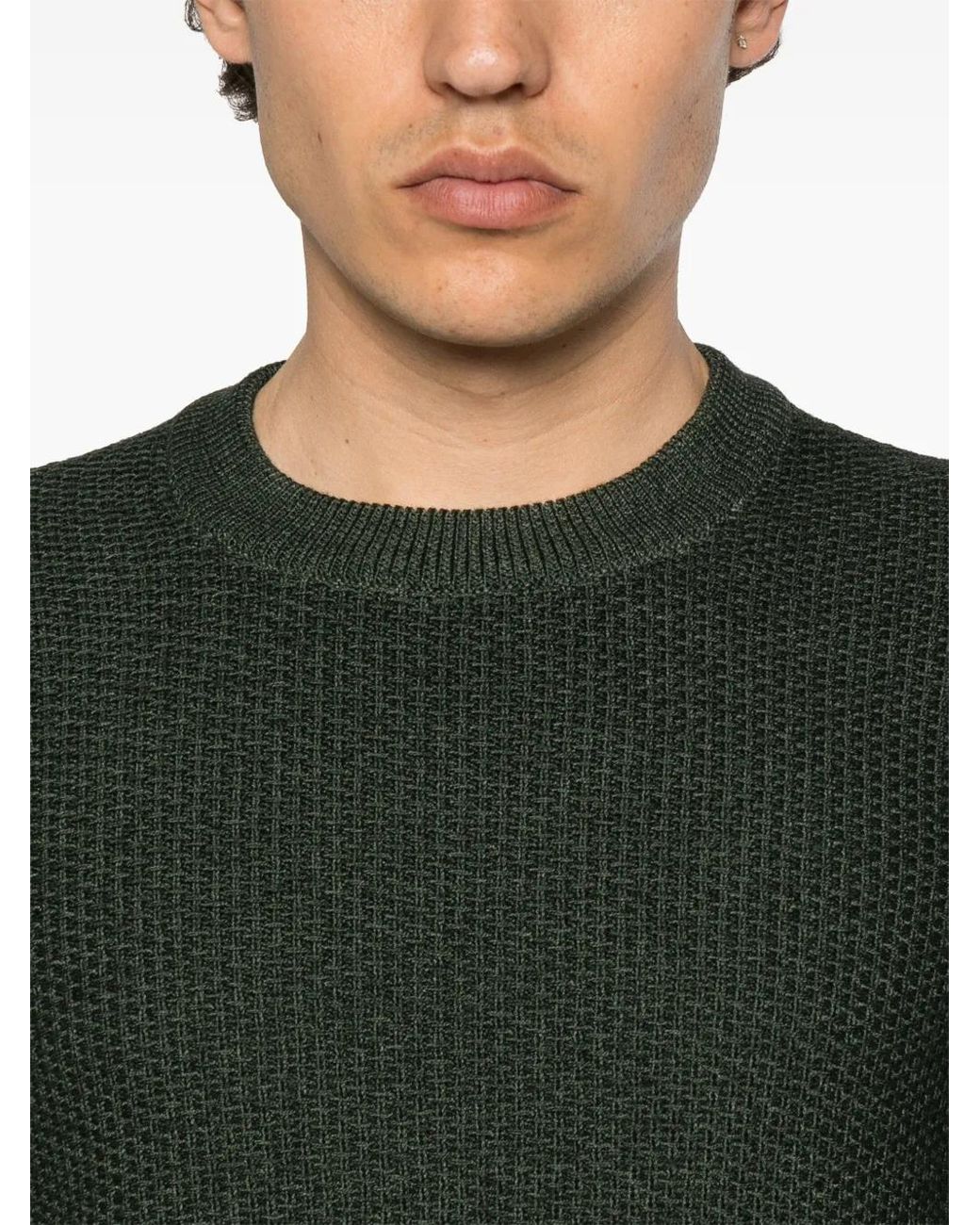 Tagliatore Green Virgin Wool Jumper for men