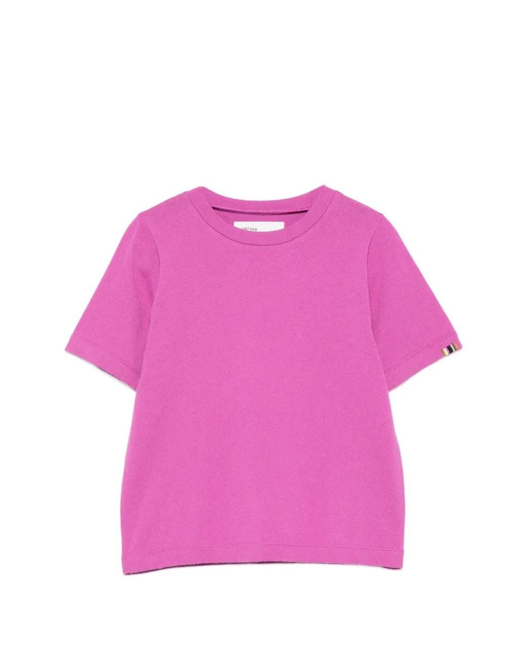 Extreme Cashmere Pink Tina Knitted T-Shirt
