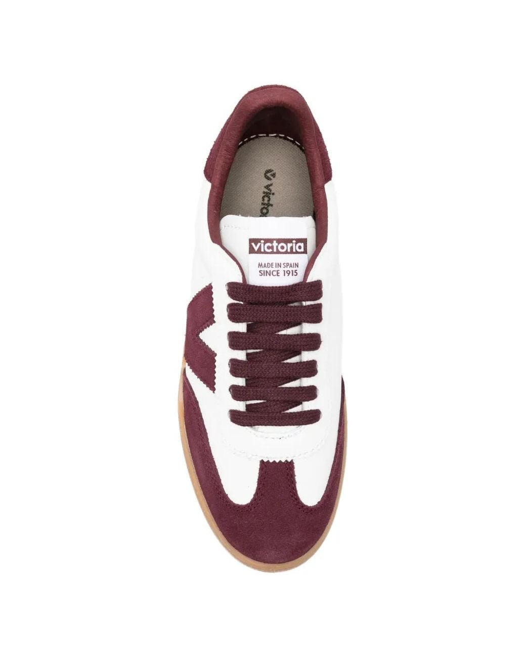 Victoria Pink Logo-Patch Panelled Sneakers