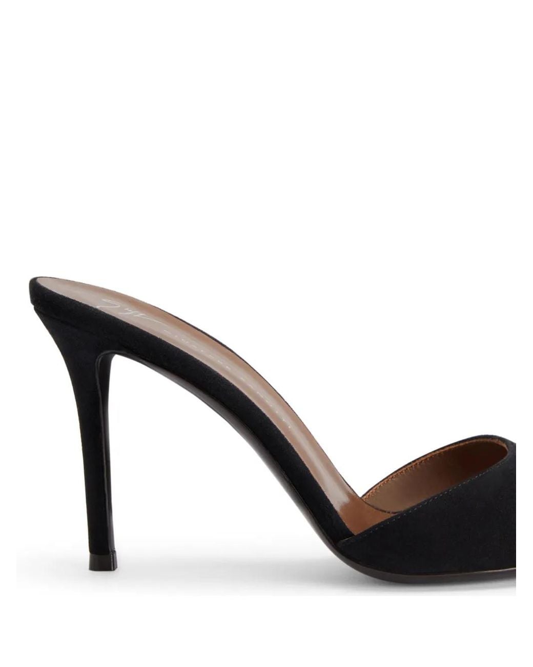Giuseppe Zanotti Black 90Mm Intriigo Mules