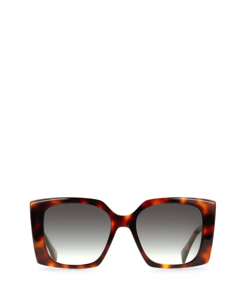 Liu Jo Black Tortoiseshell-Pattern Square-Frame Sunglasses