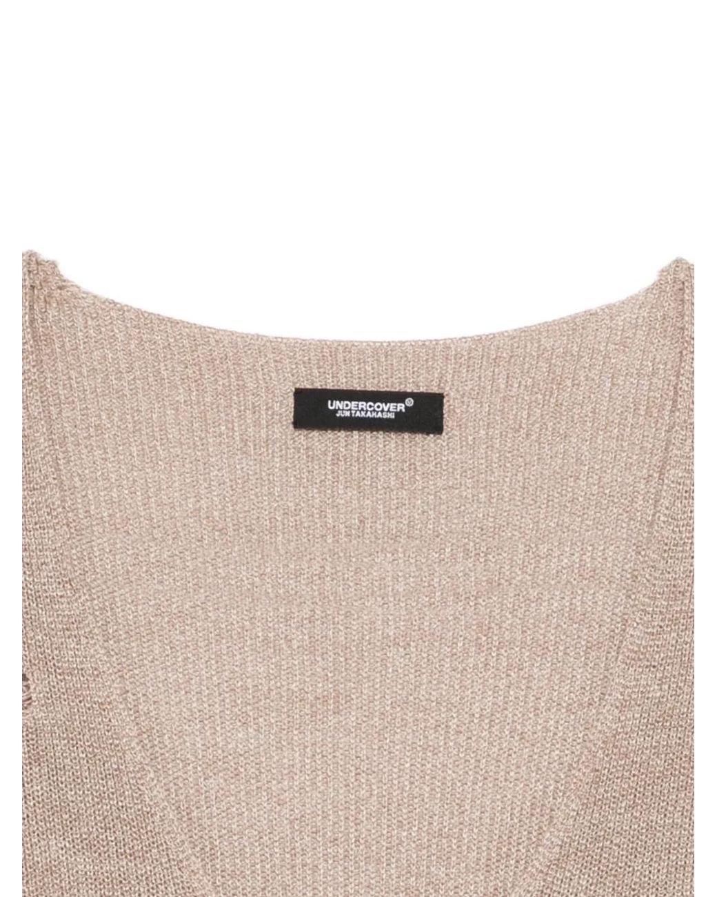 Undercover Natural Knitted Vest for men