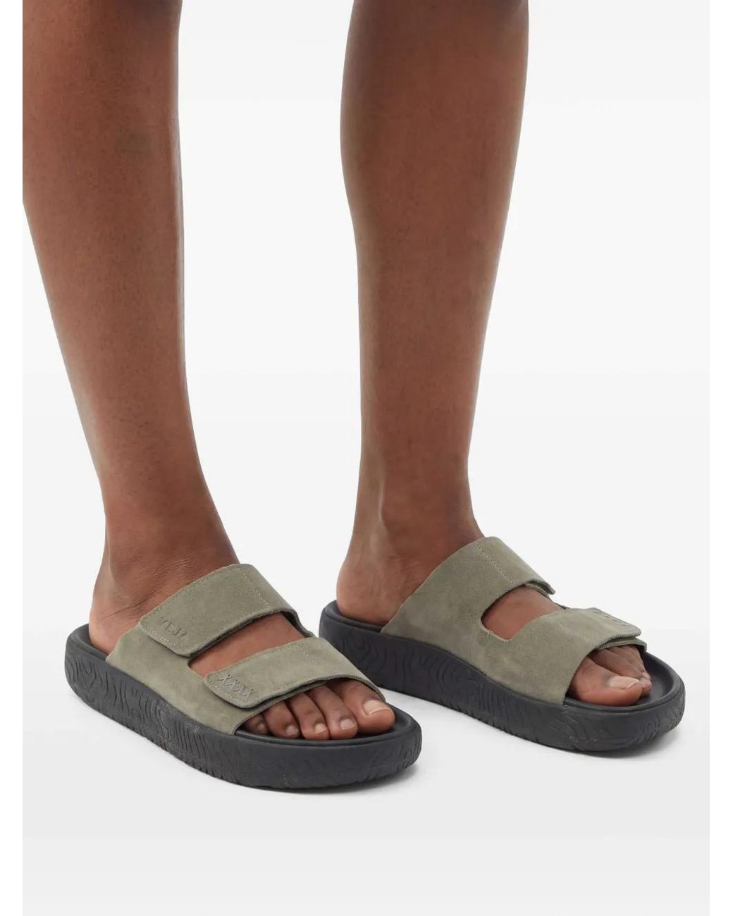 Veja Green Etna Suede Sandals for men