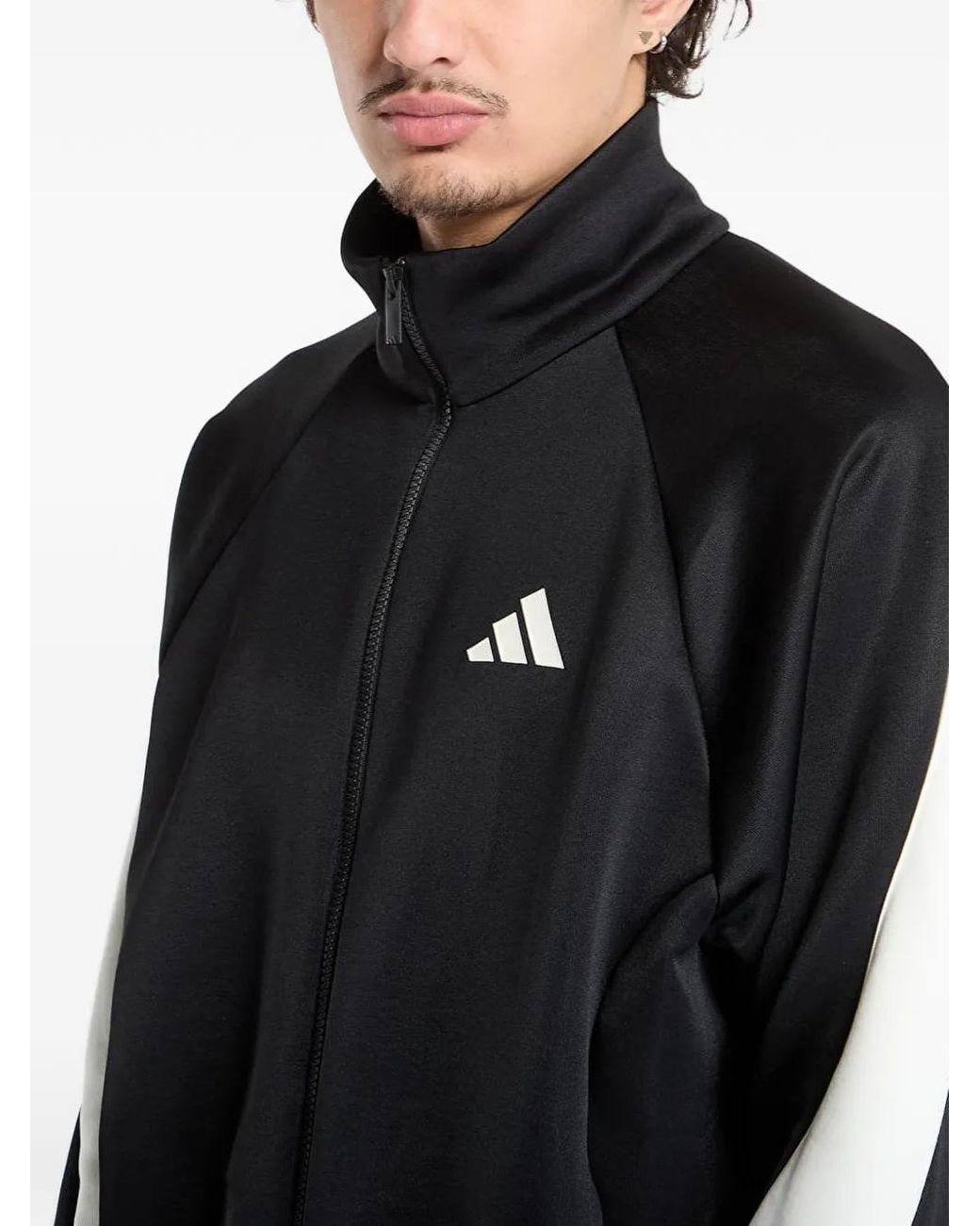 Adidas Black Veste De Survêtement Stadium for men