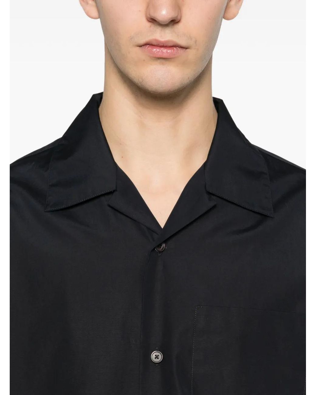 Jil Sander Blue Cotton Shirt for men