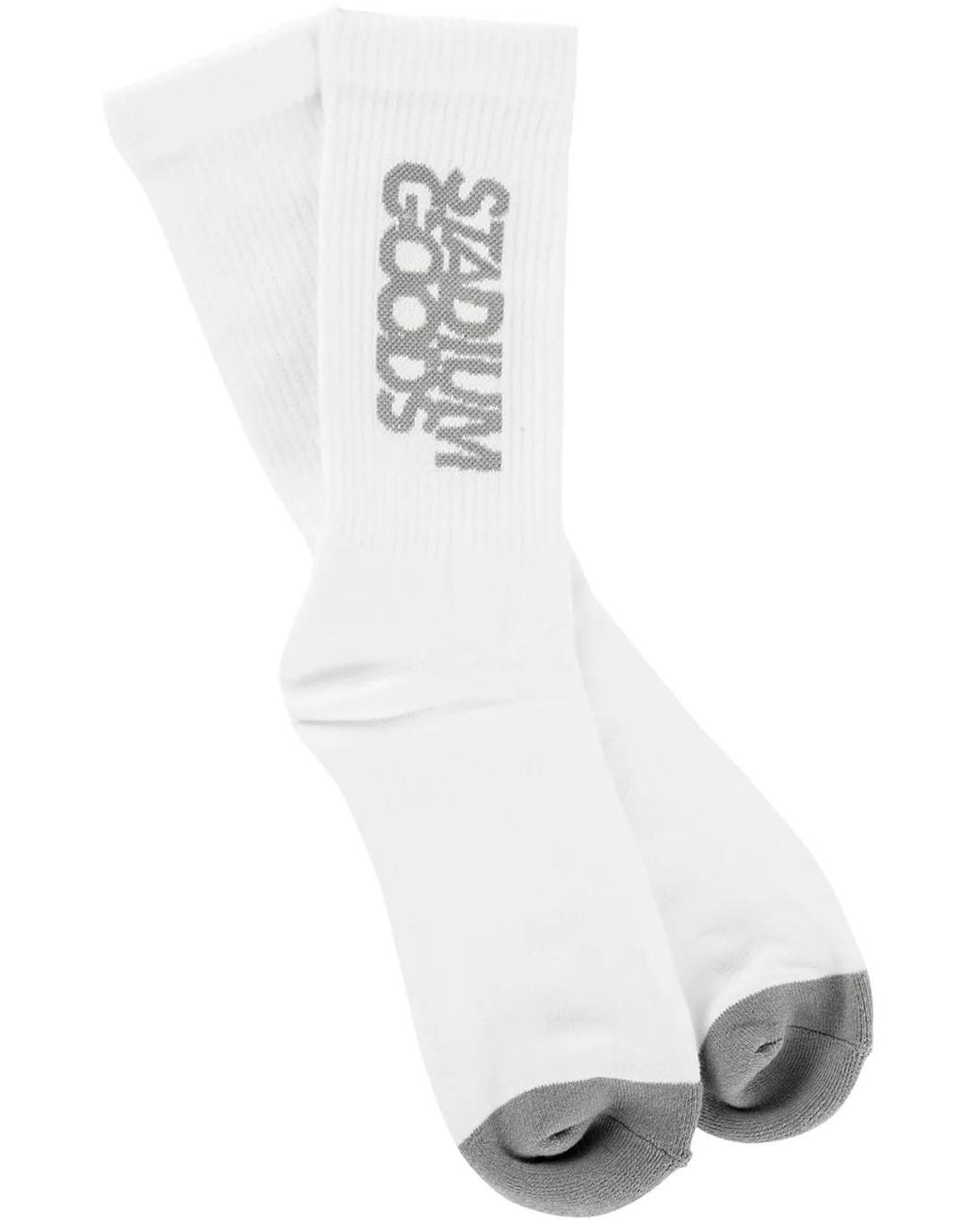 Calcetines Basic Crew Stadium Goods de hombre de color White