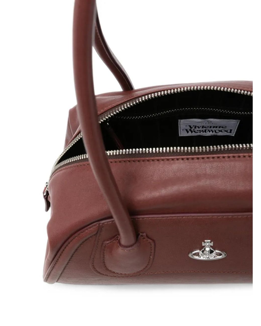 Vivienne Westwood Purple Small Shirley Tote Bag