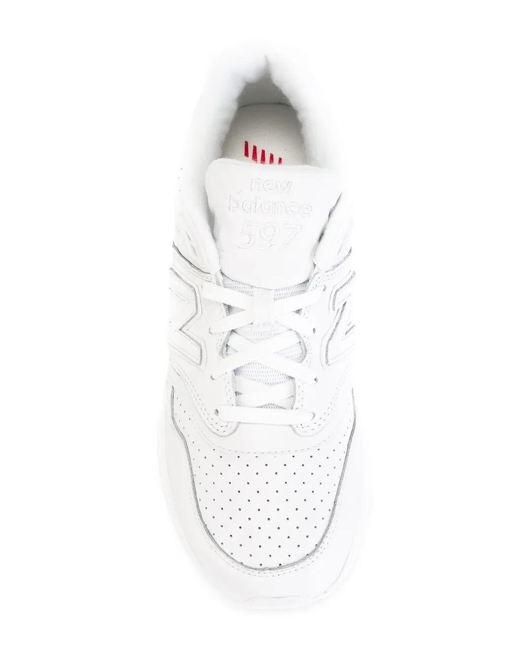 New Balance White 597 for men