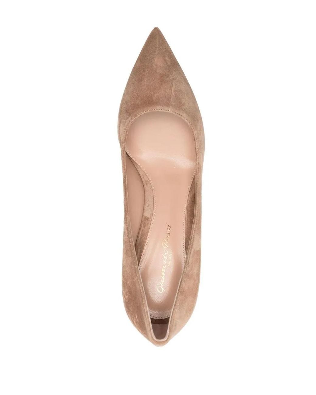 Gianvito Rossi Pink Piper 85Mm Suede Pumps