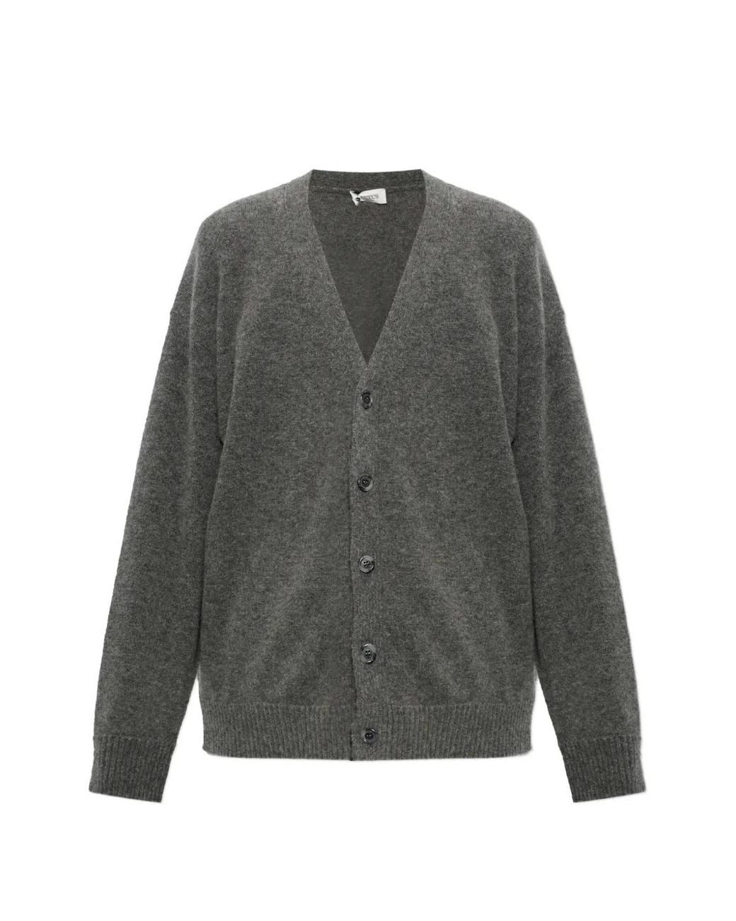 Laneus Gray V-Neck Cardigan for men