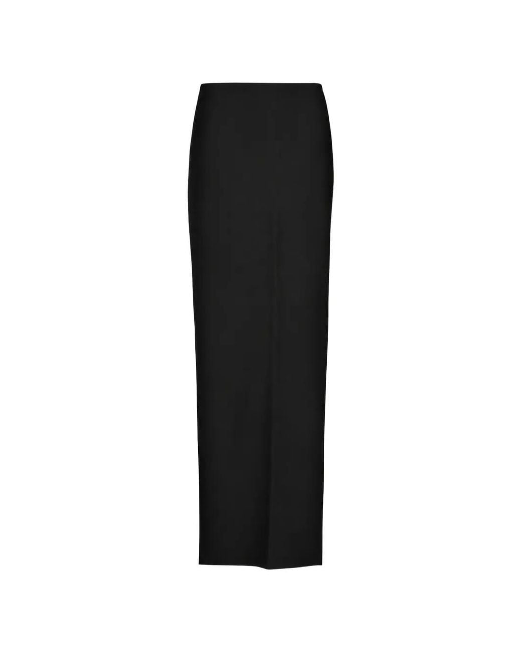 MEDEA Black Straight Maxi Skirt