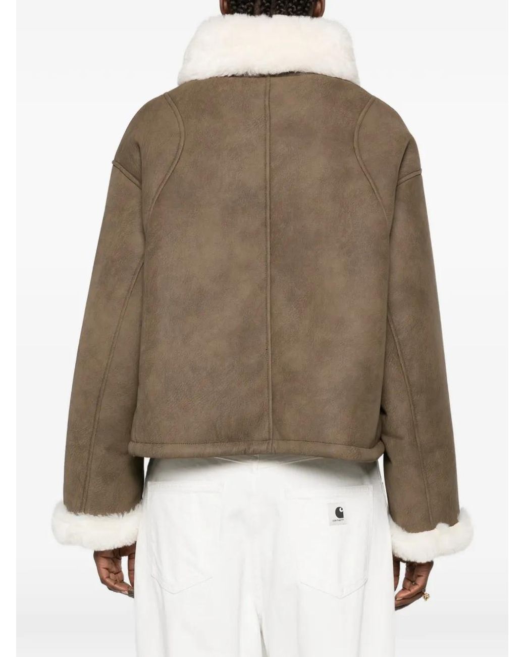Chaqueta Sevyn Con Botones Stand Studio de color Brown
