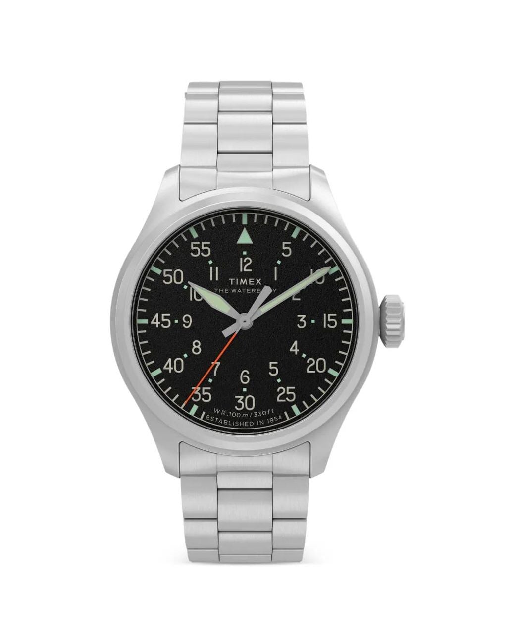 Timex Gray Waterbury Ace 41Mm Watch for men