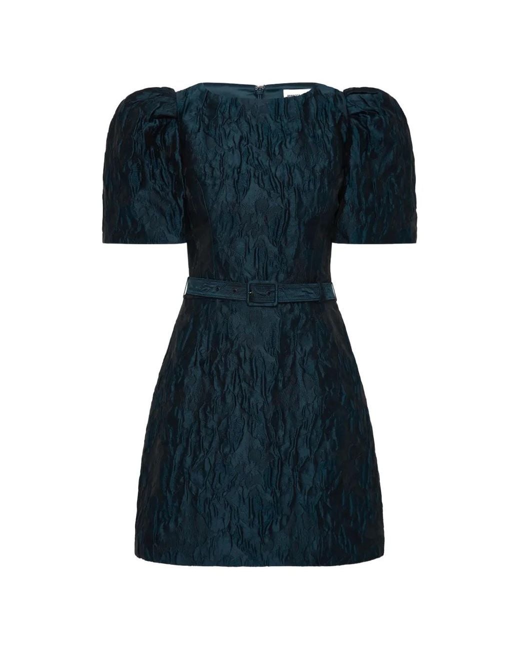 Rebecca Vallance Blue Cascades Mini Dress