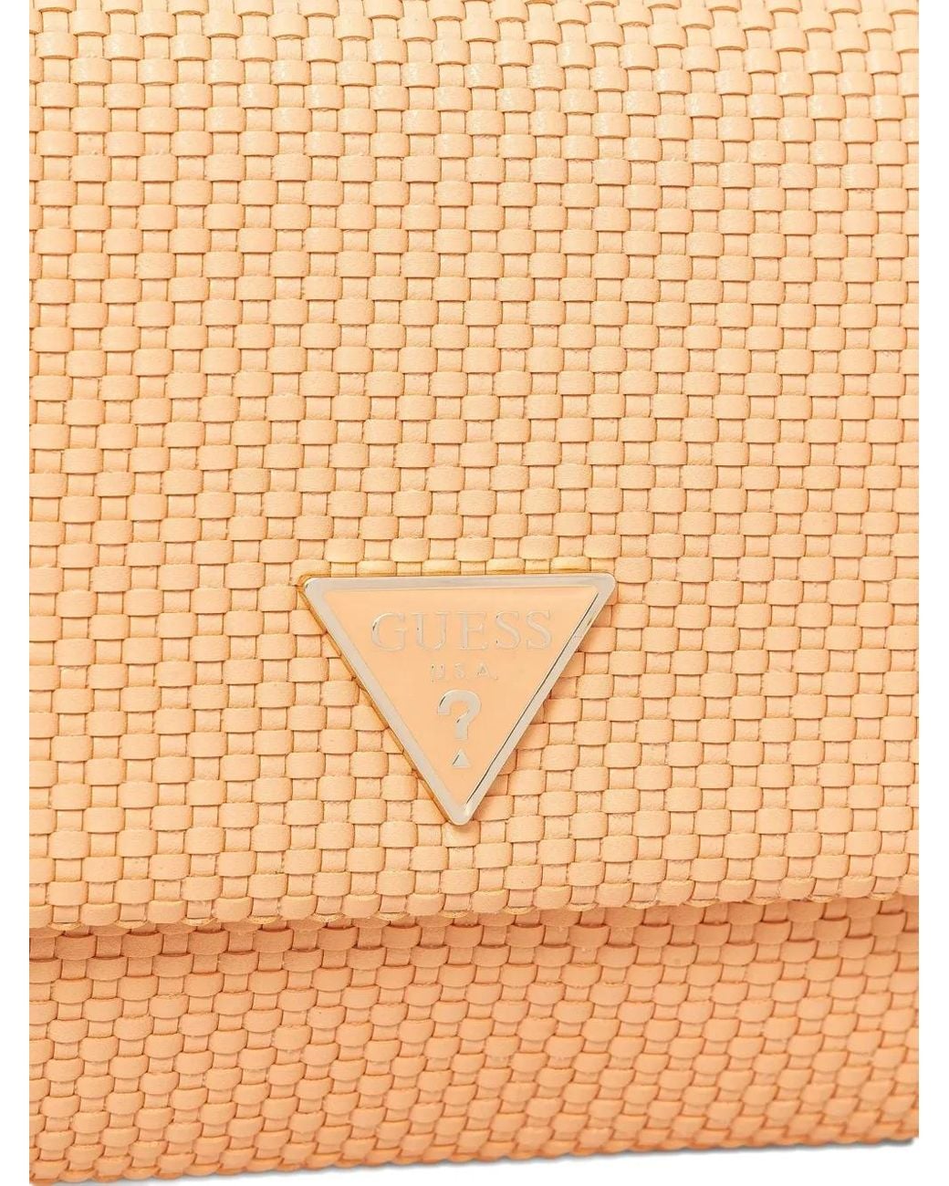 Bolso Satchel Phaedra Guess de color Natural