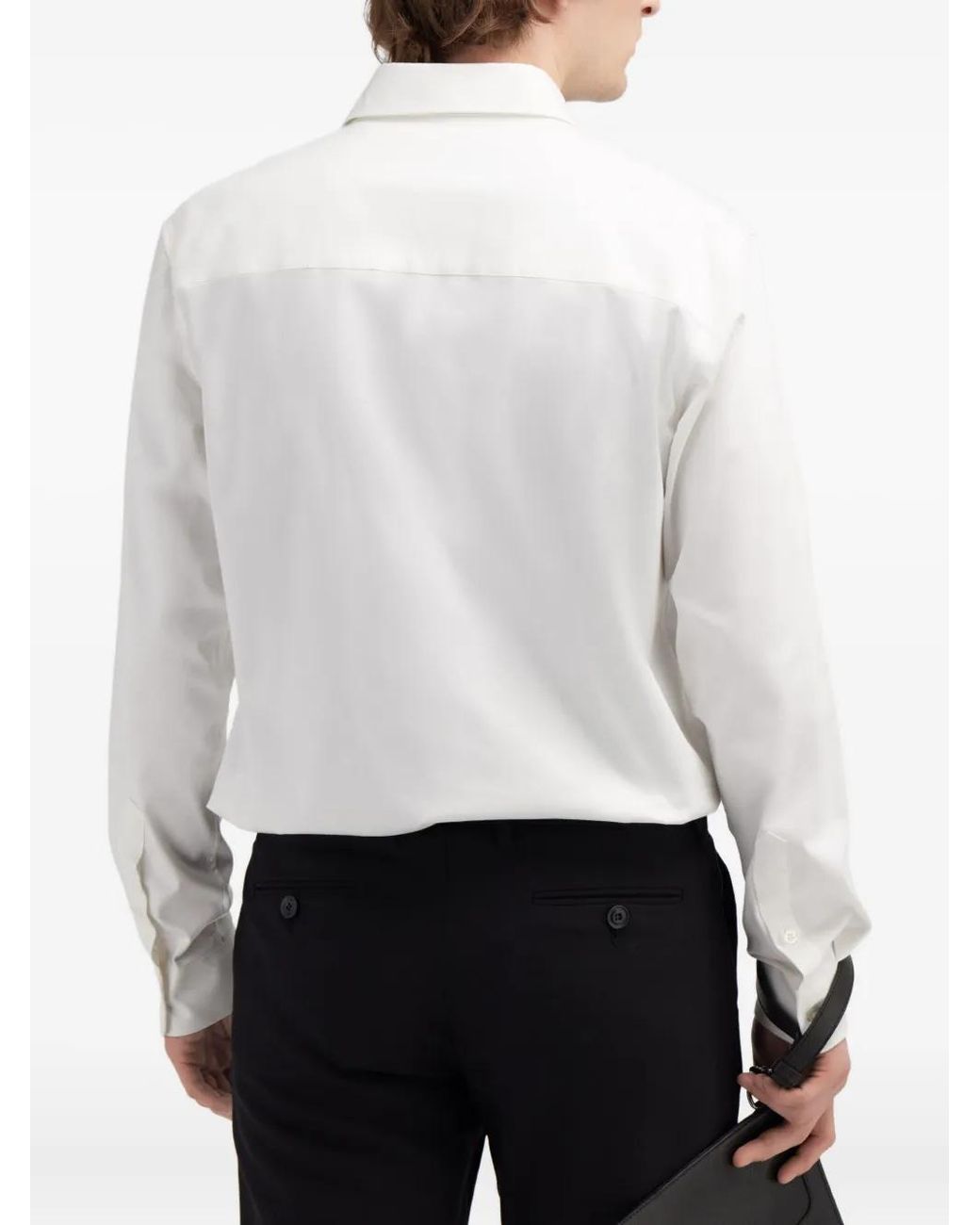 Roberto Cavalli White Cotton Shirt for men