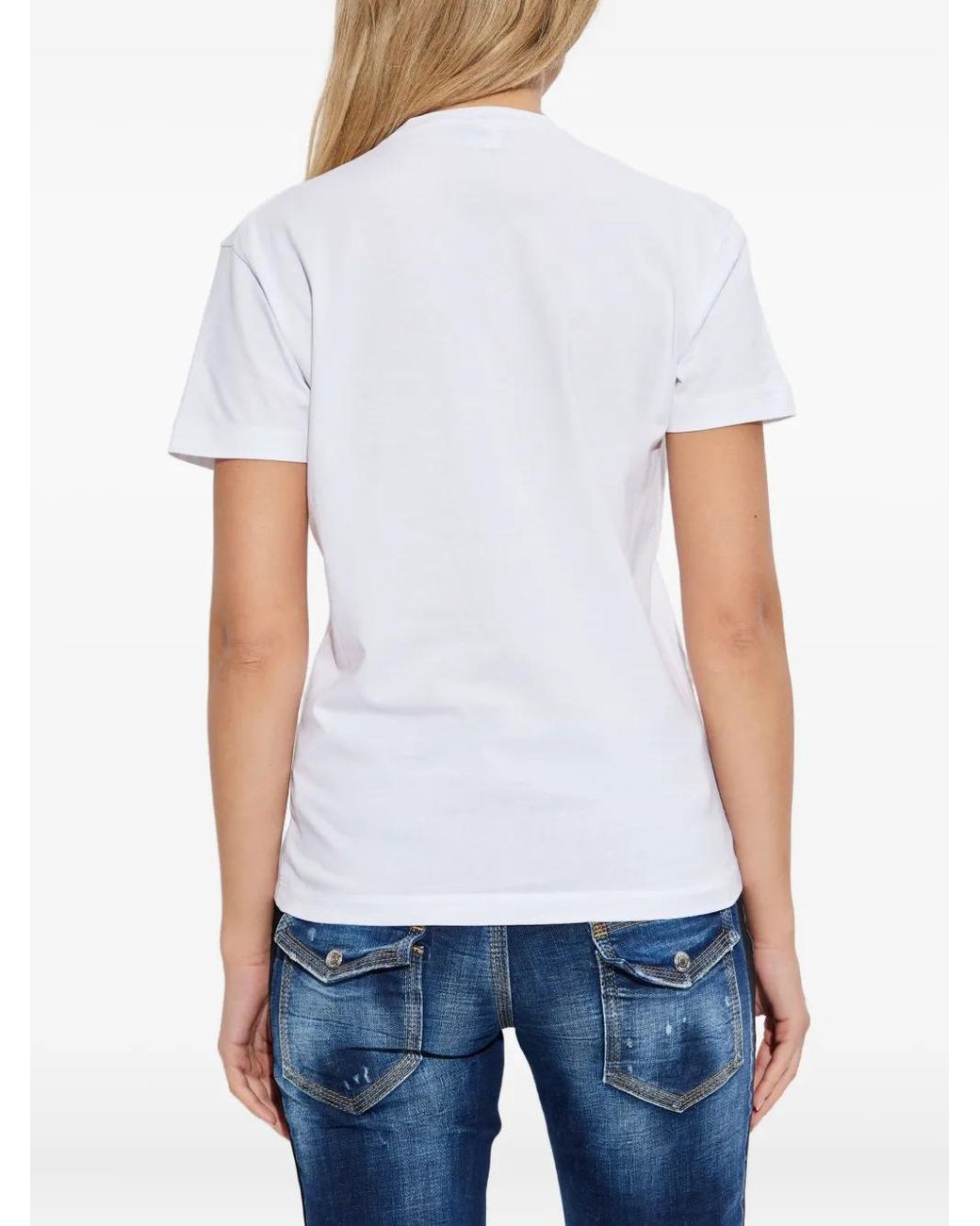 DSquared² White T-Shirt With Logo