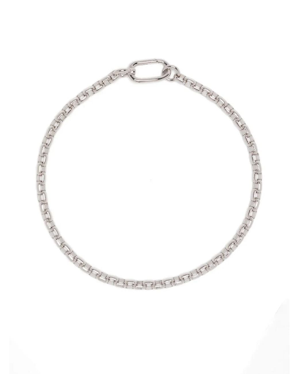 Tom Wood White Lee Thick-Chain Bracelet