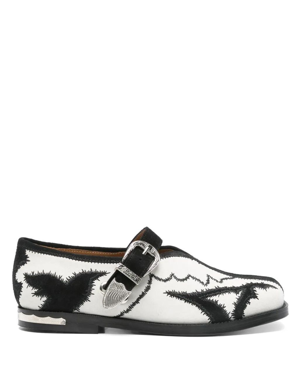 Toga Black Suede Ballet Flats