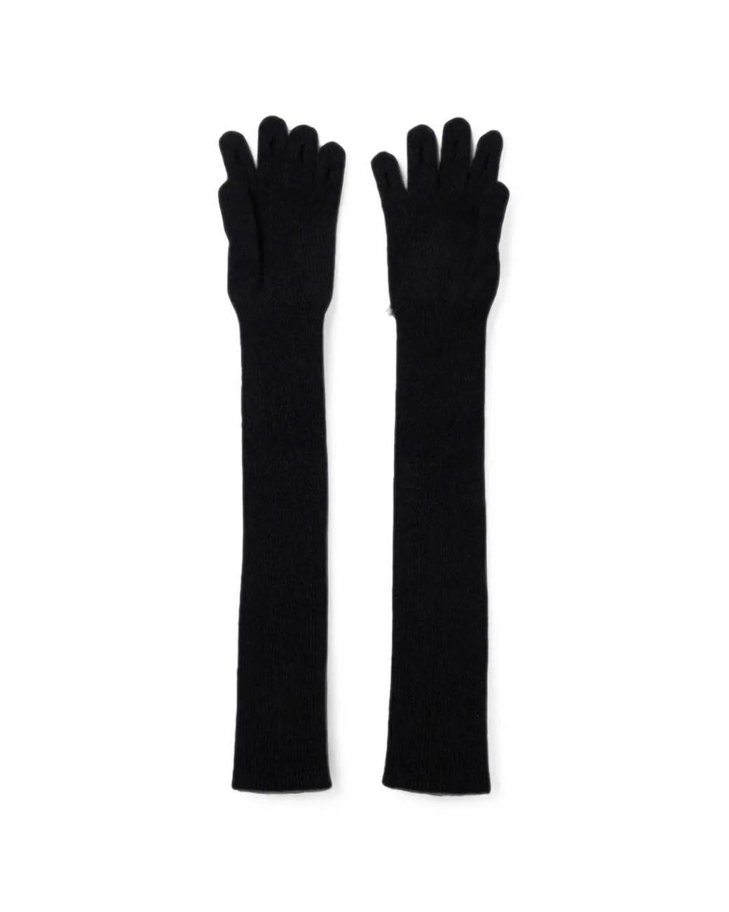 Doublet Black Jewerly-Attached Wool Gloves for men