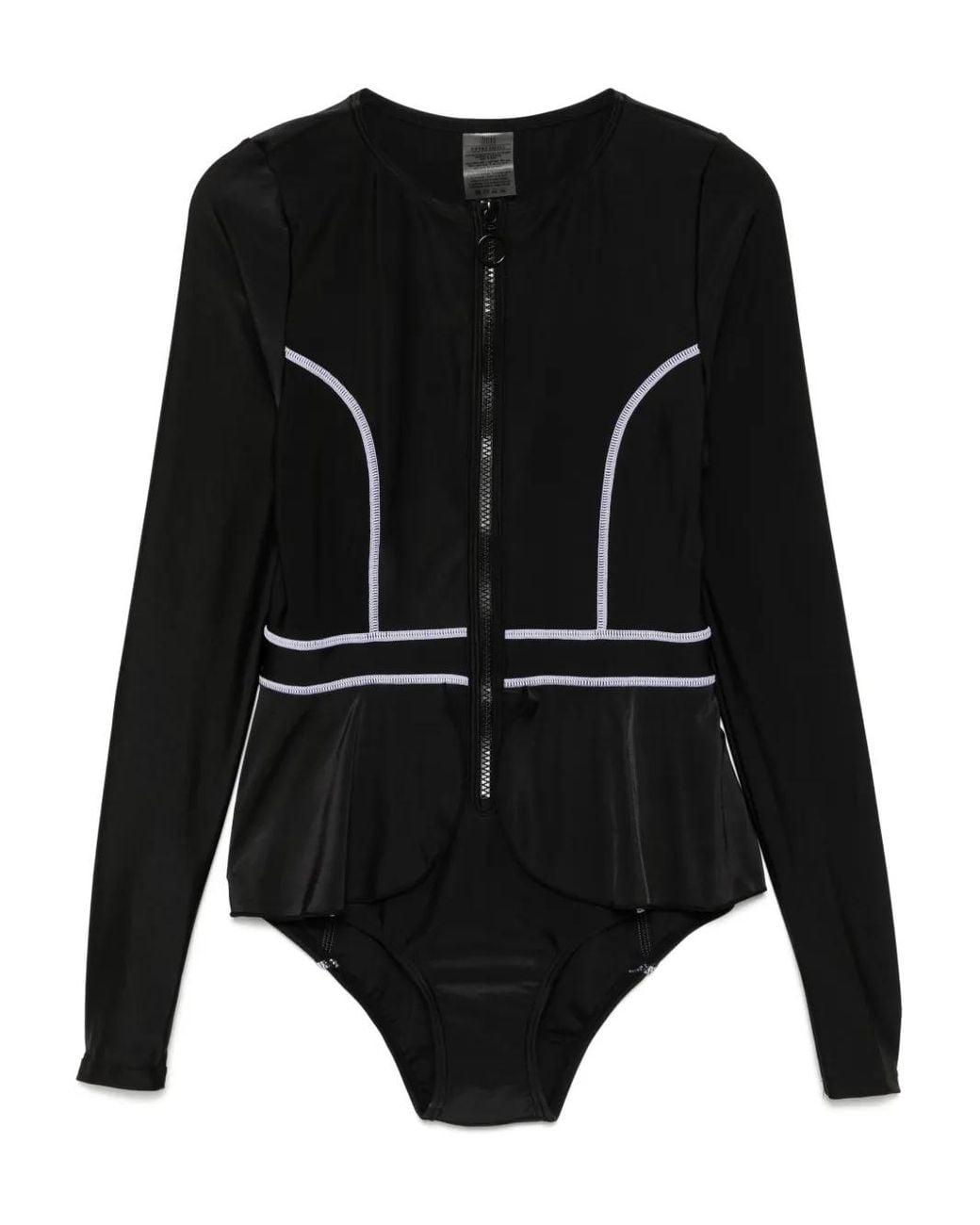 Duskii Black Elle Long-Sleeved Swimsuit