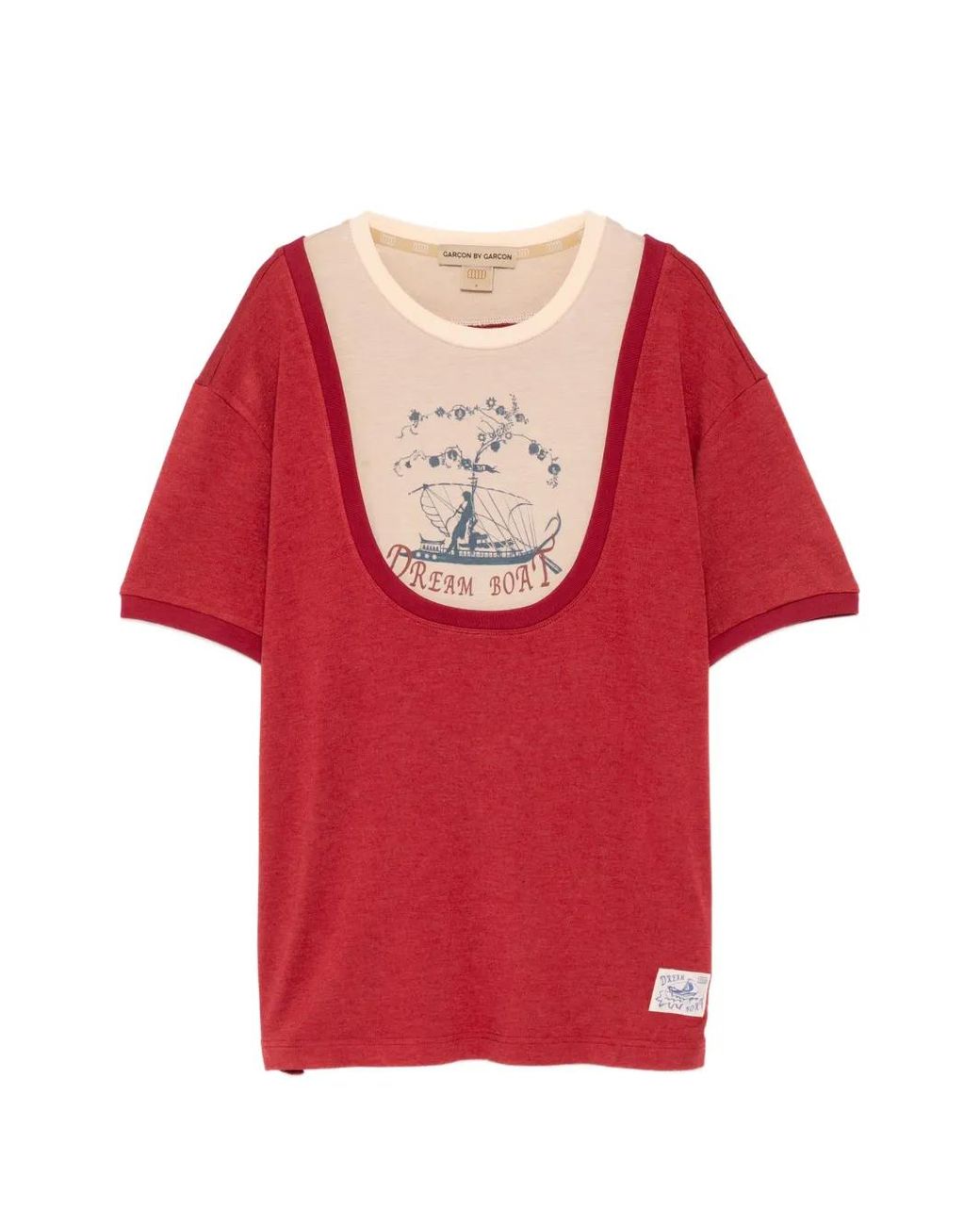 GARCON BY GARCON Red T-Shirt Dream Boat