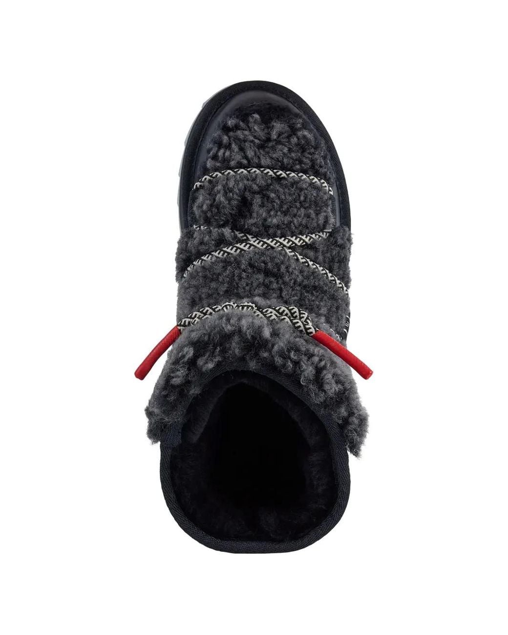 EMU Blue X We Norwegians Blurred Teddy Snow Boots