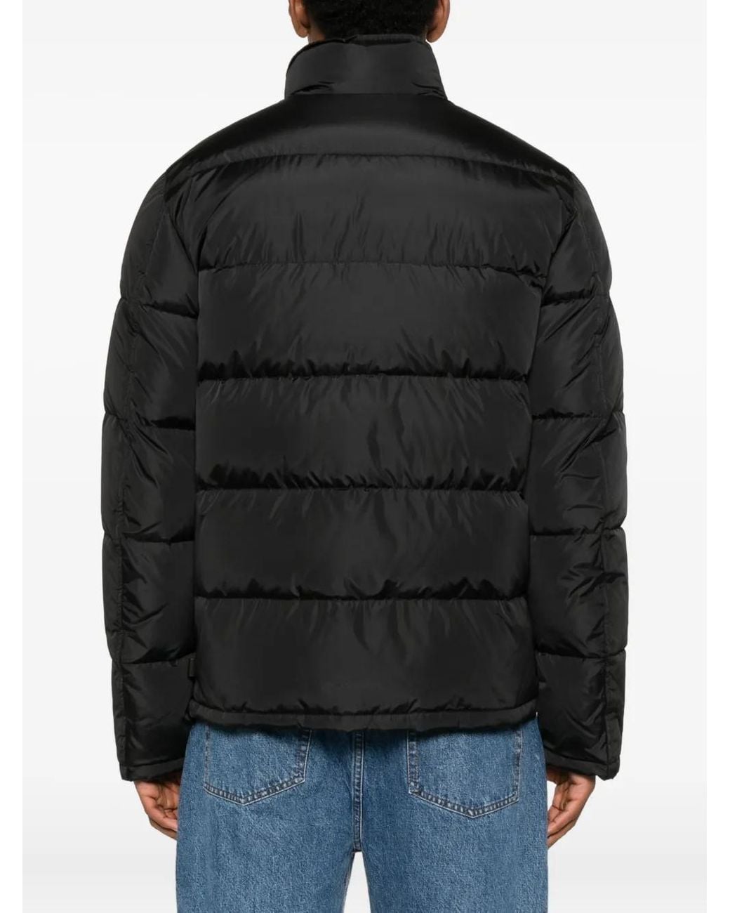 Gucci Black Flap-Pocket Padded Jacket for men