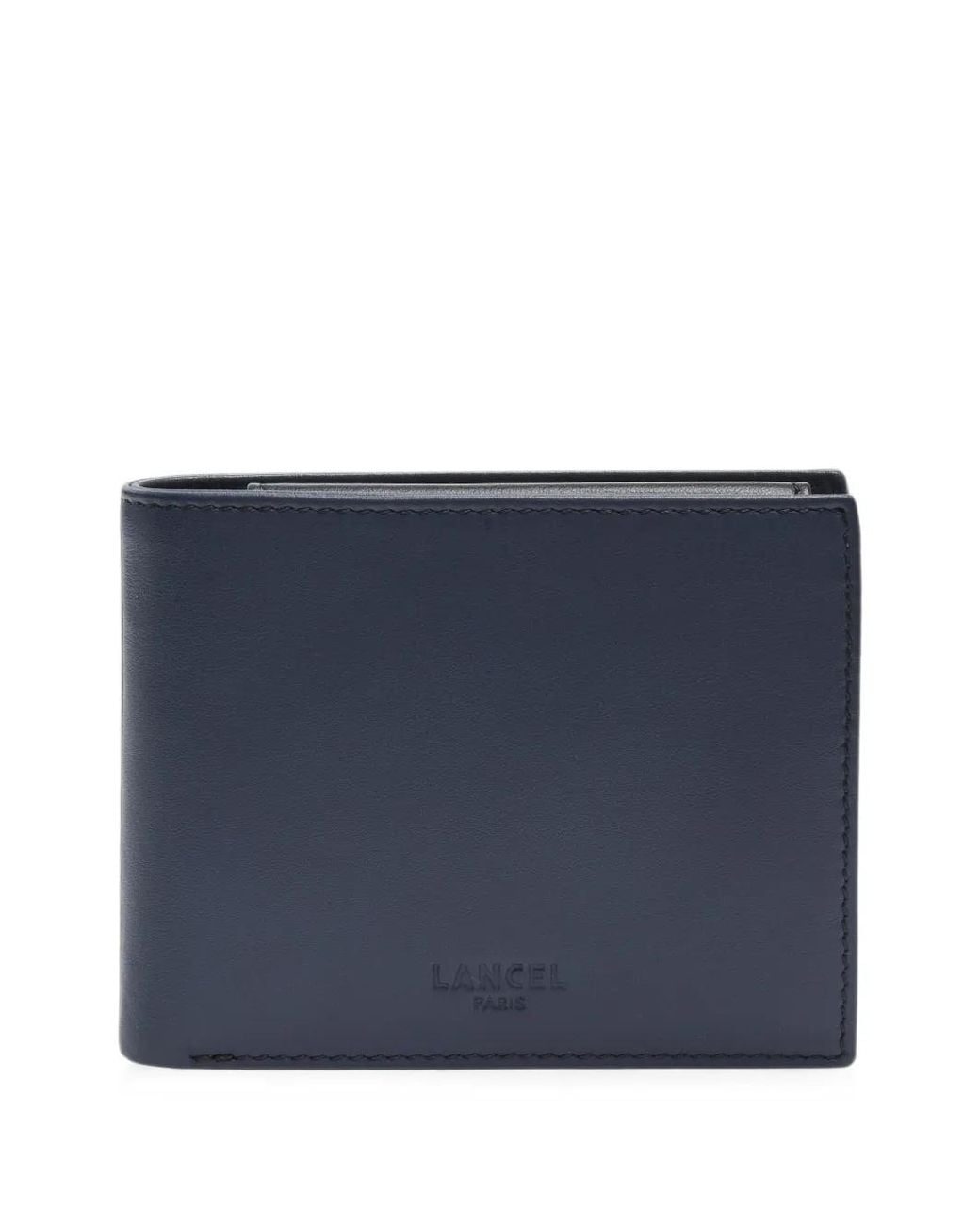 Lancel Blue Leon Leather Wallet for men