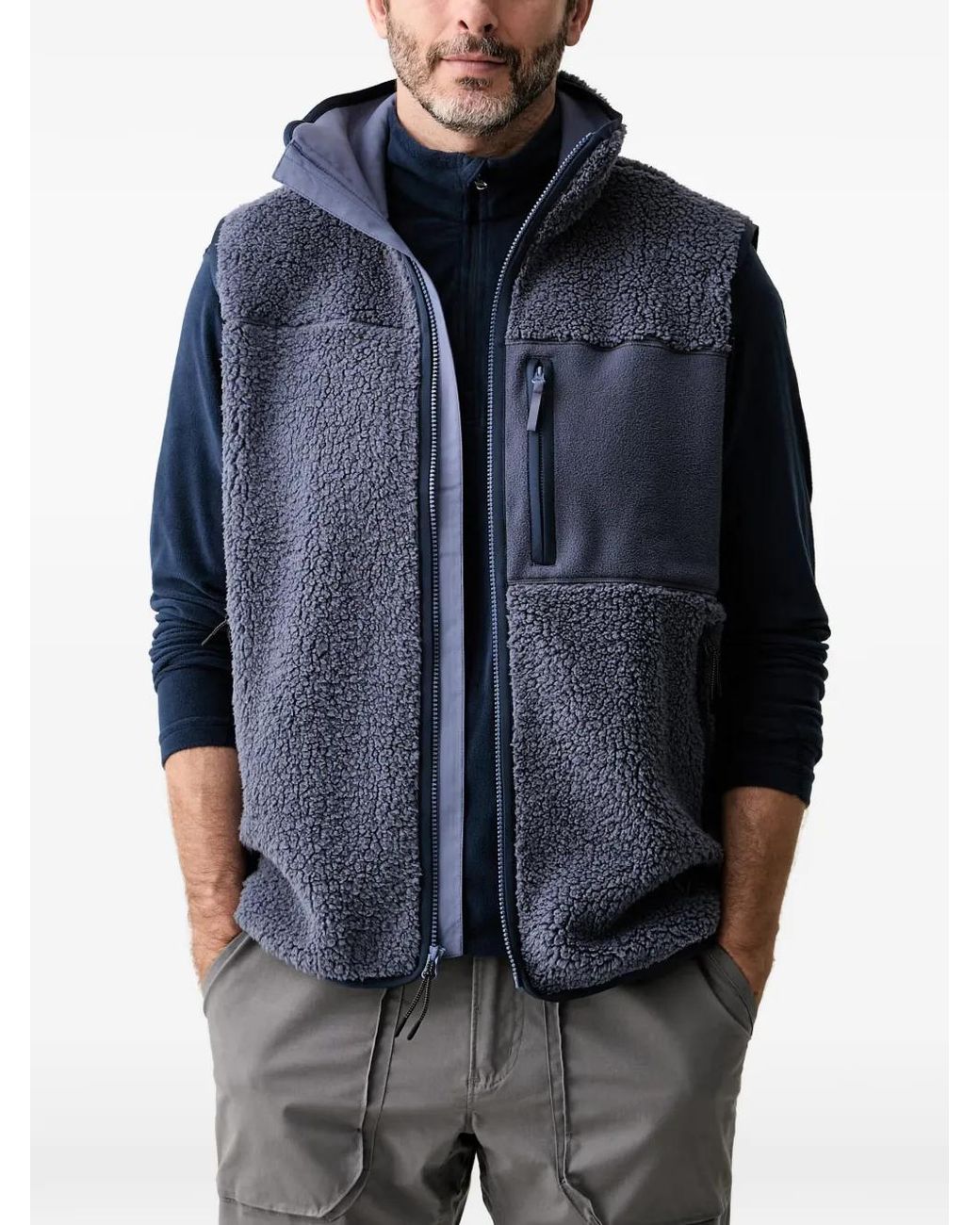Rossignol Blue All Track Sherpa Vest for men