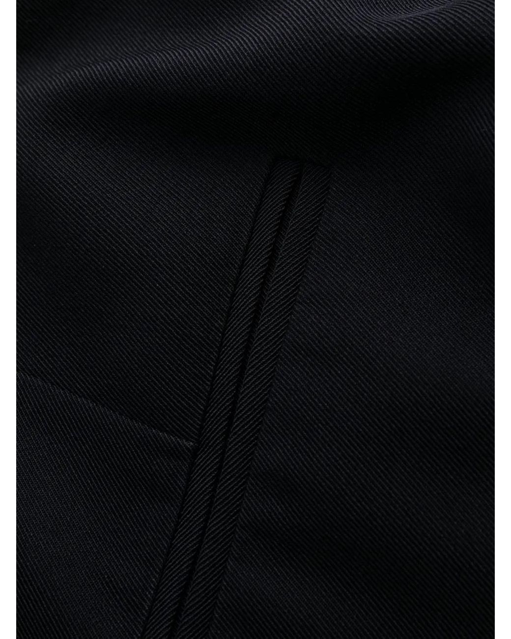 McQueen Black High-Waisted Wool Trousers