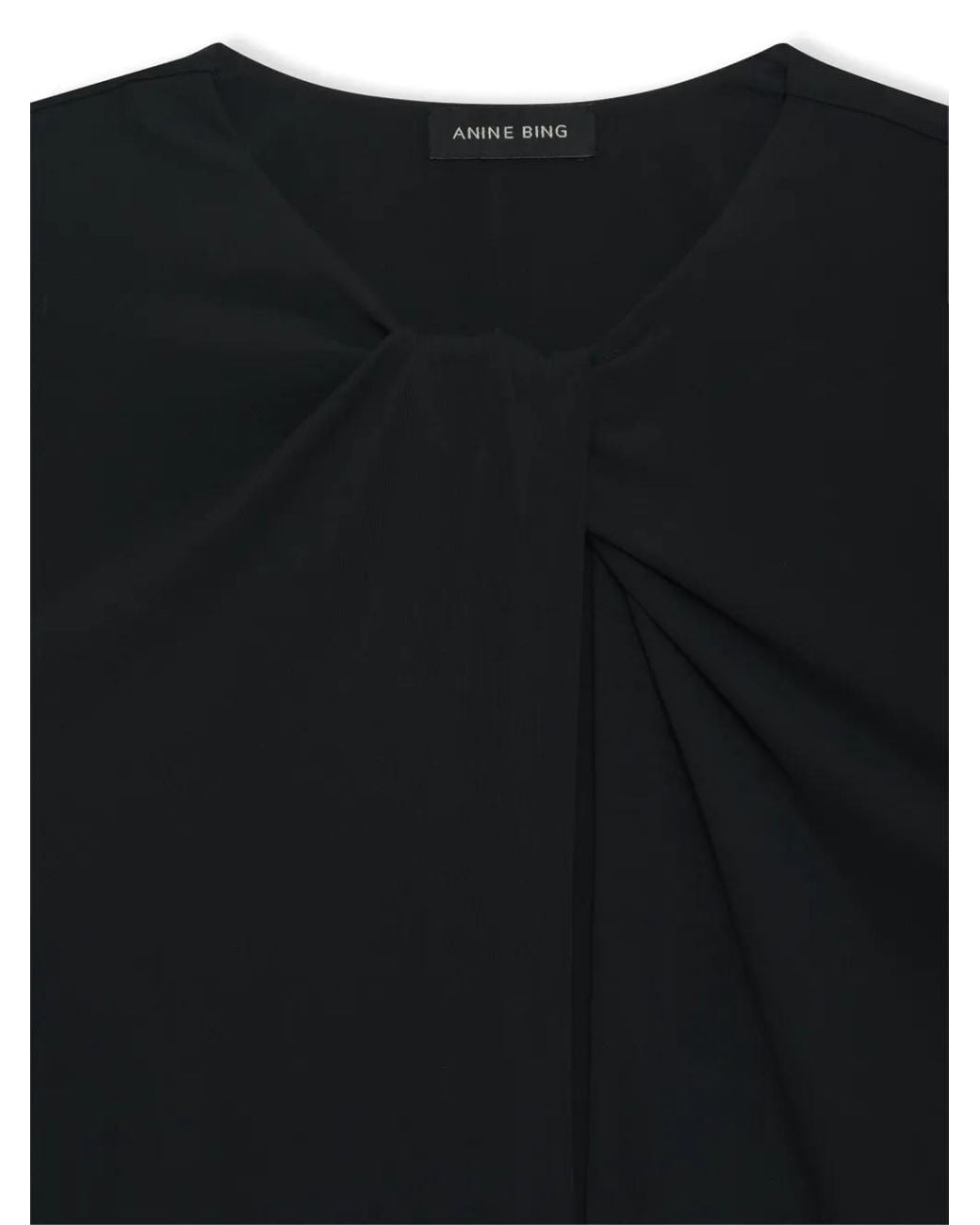 Anine Bing Black Amaya Top