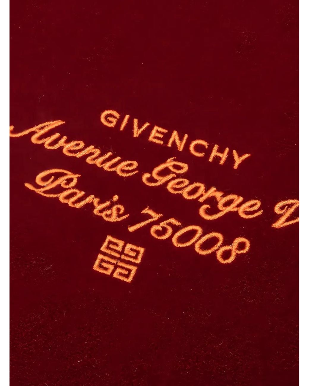 Givenchy X Josh Smith Devil Bomberjack Met Borduurwerk in het Red voor heren