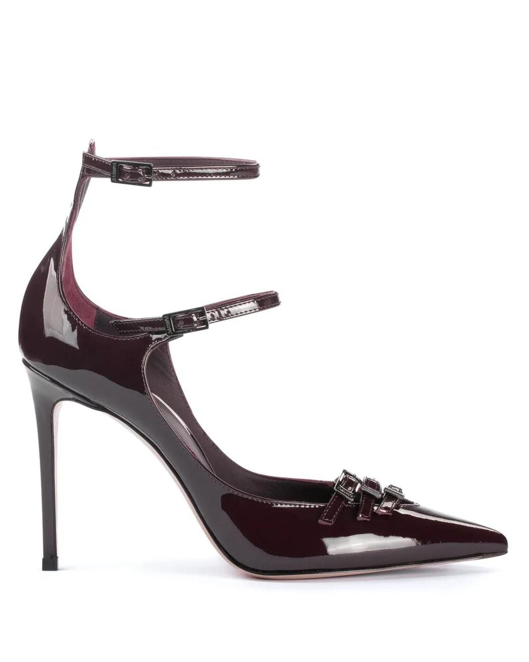 Le Silla Metallic Morgana Patent-Leather Pumps