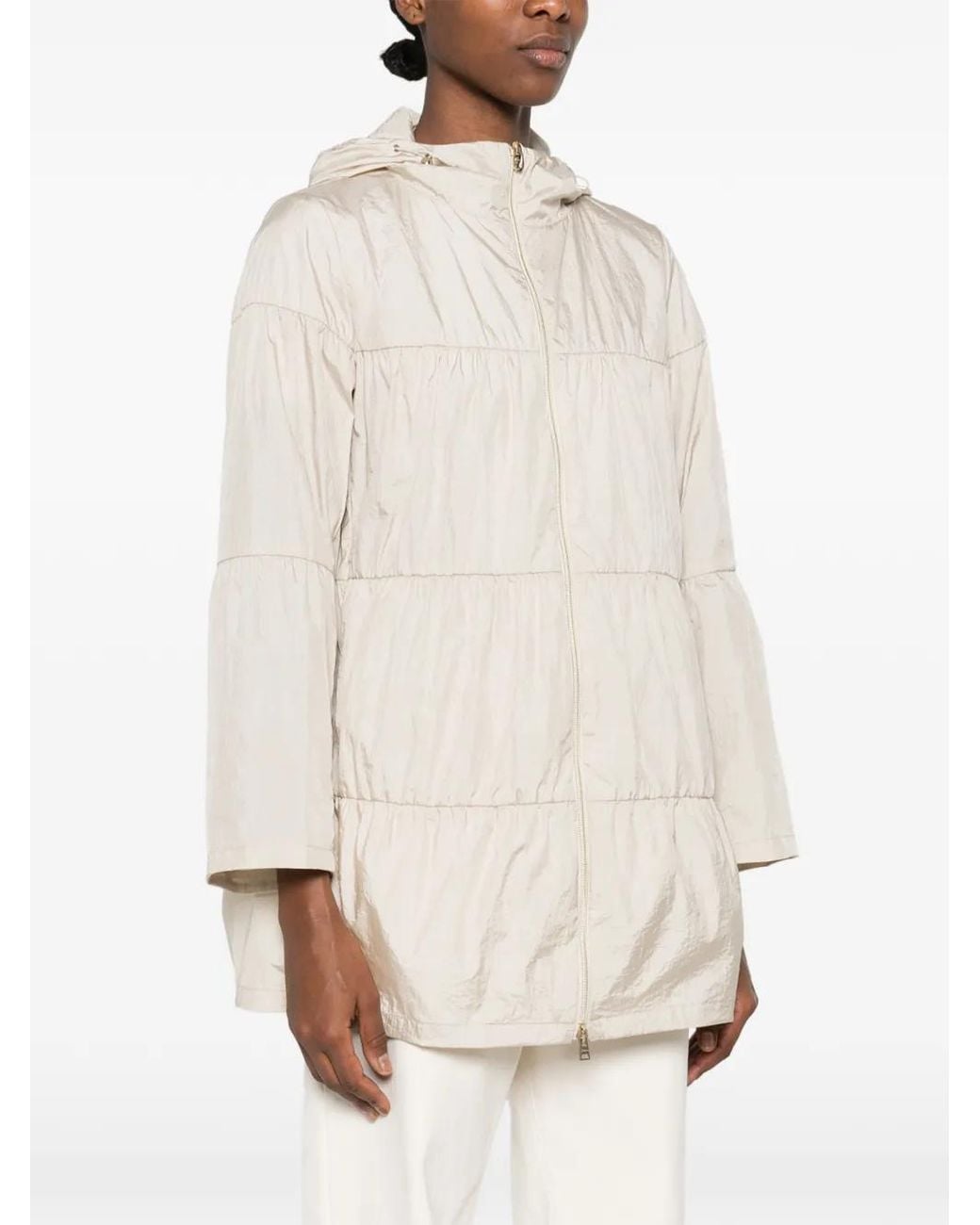 Herno White Chantilly Polyamide Parka