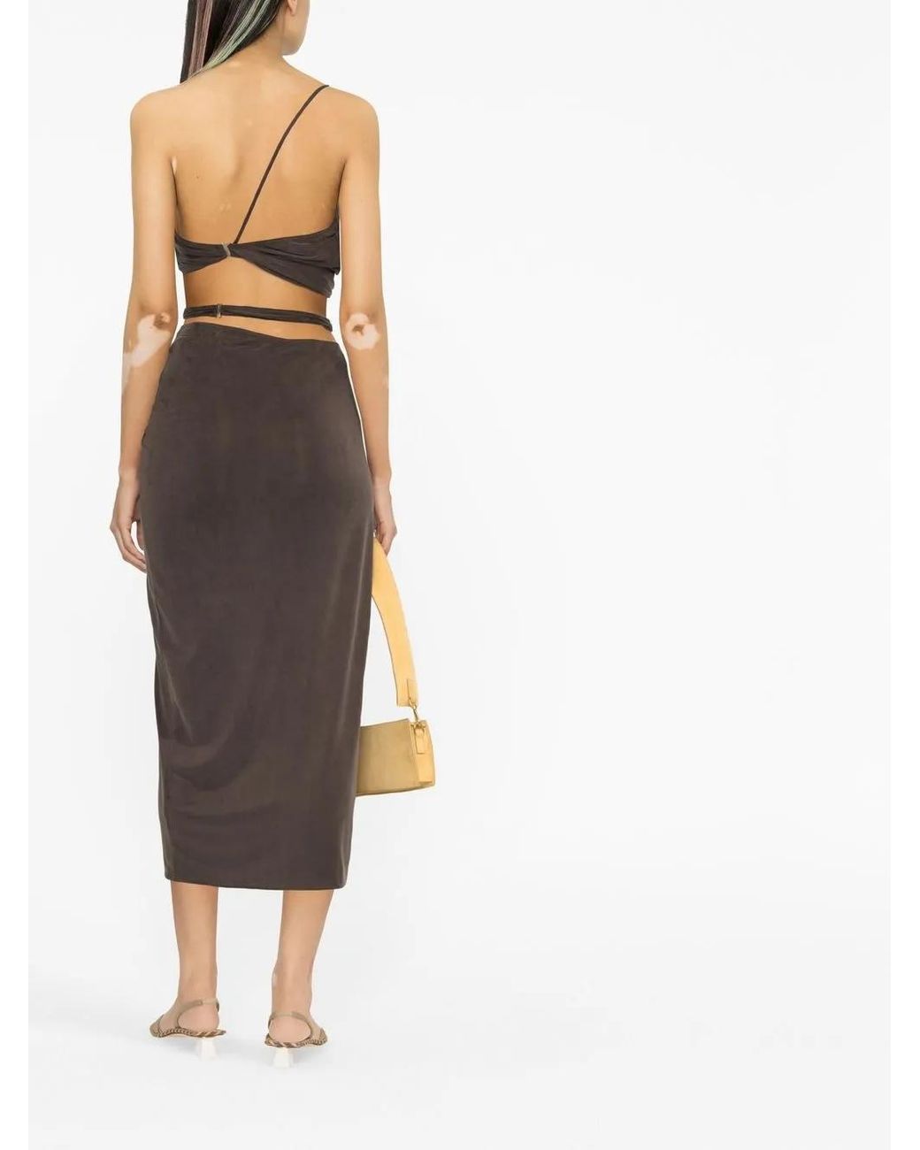 Jacquemus Brown Le Bandeau Espelho