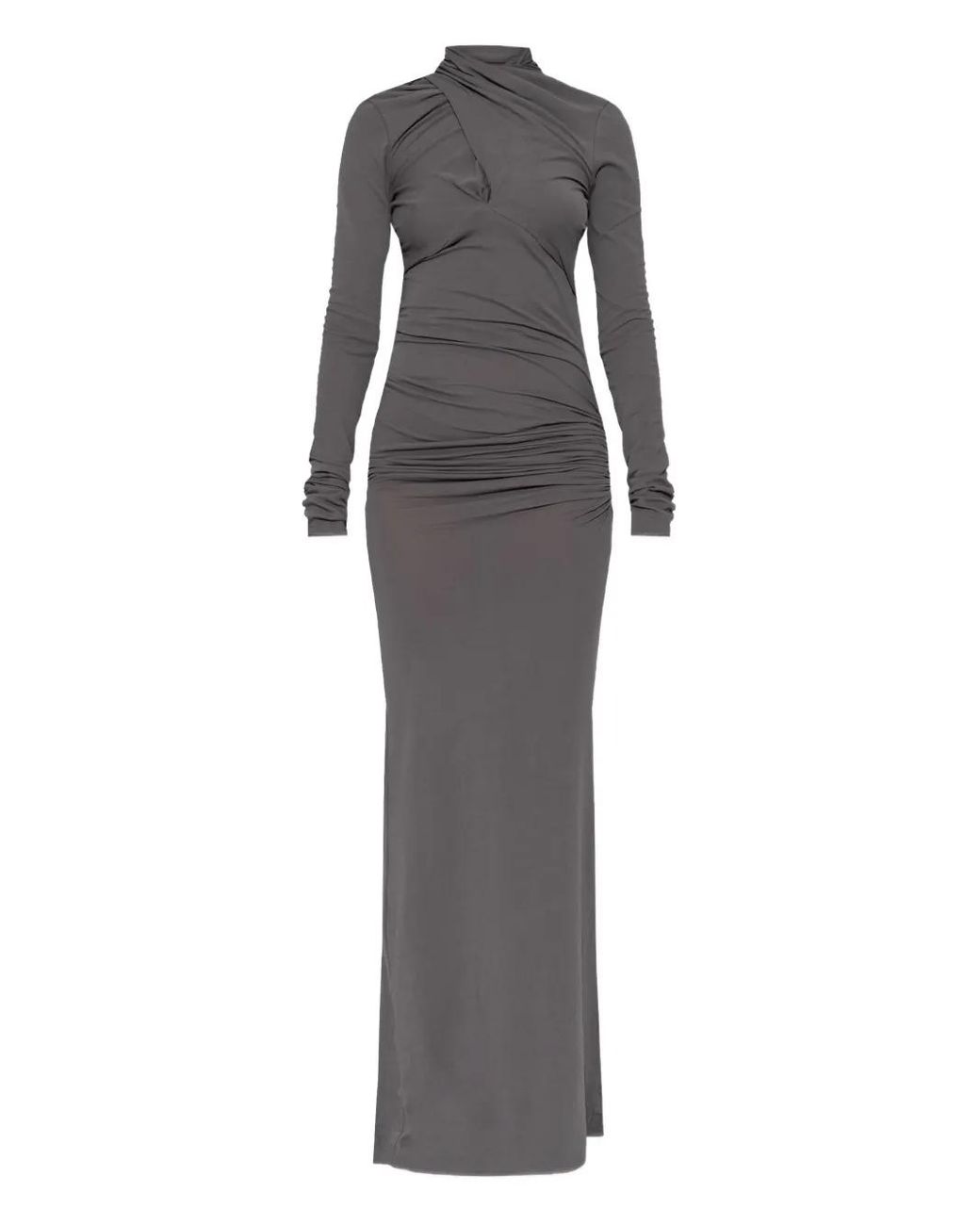Entire studios Gedrapeerde Maxi-Jurk in het Gray